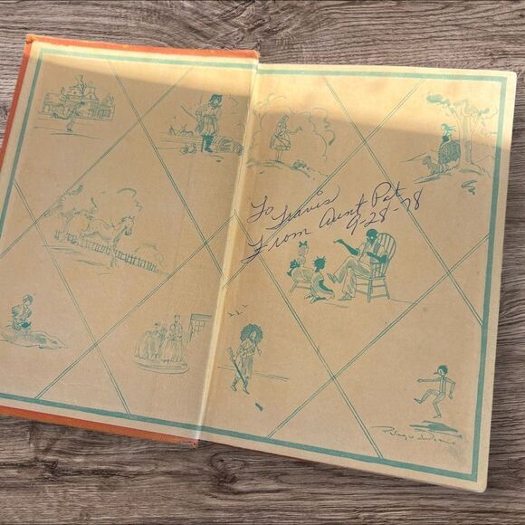 Vintage Orange Pinocchio Book by C. Collodi - Picture 3 of 6